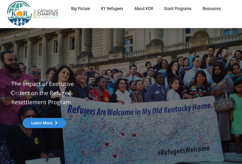 Kentucky Refugees Dot Org Website